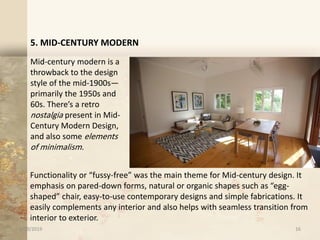 Interior design styles 1 | PDF
