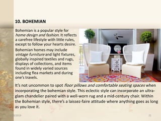 Interior design styles 1 | PDF