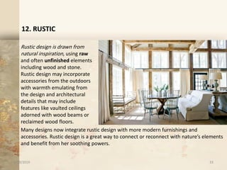 Interior design styles 1 | PDF