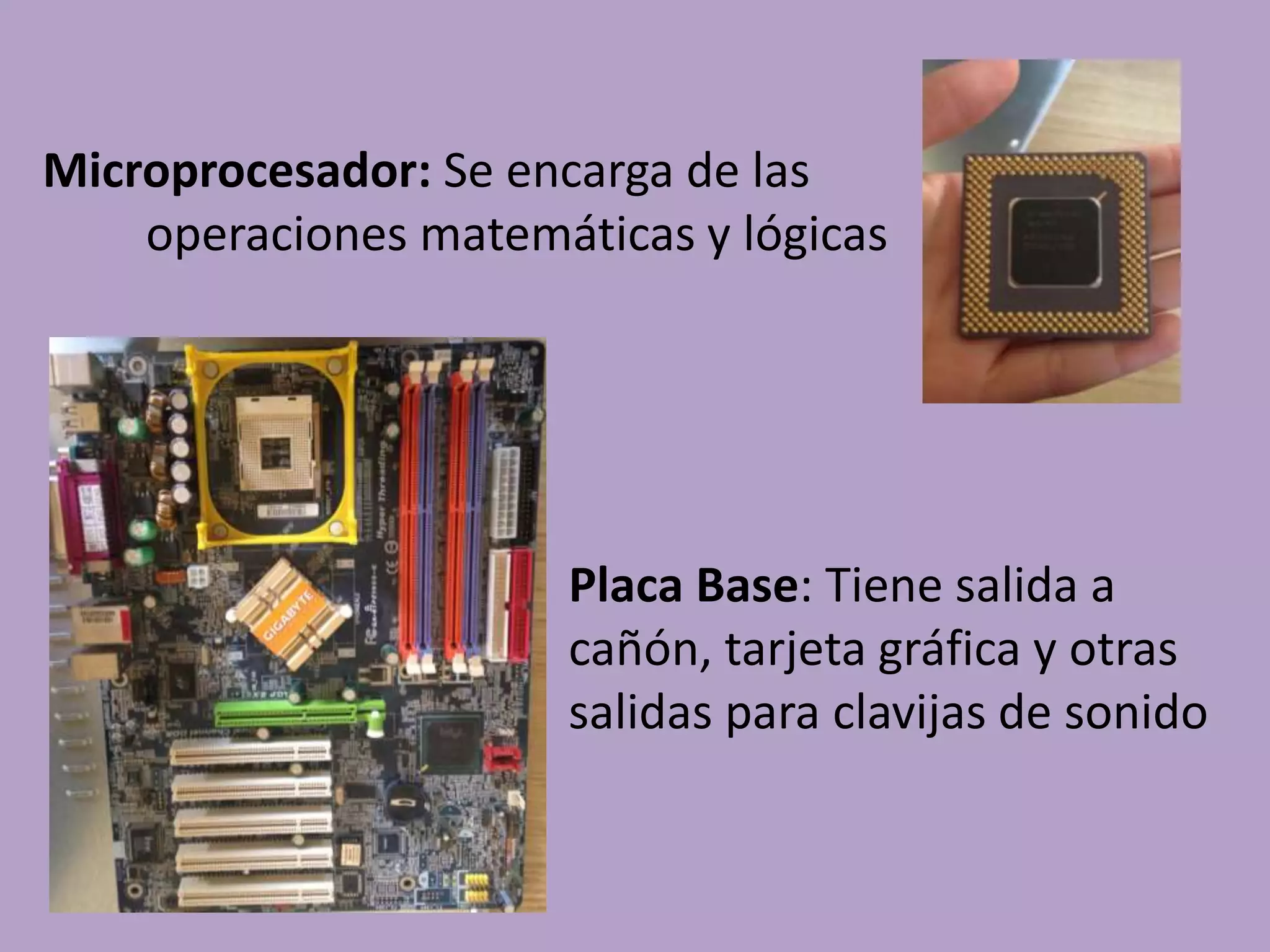 Interior de un PC | PPTX