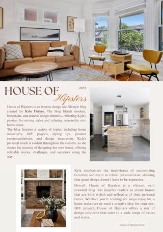INTERIOR DESIGN AND DECORATION -INTERIOR JOURNALISM pdf | PDF