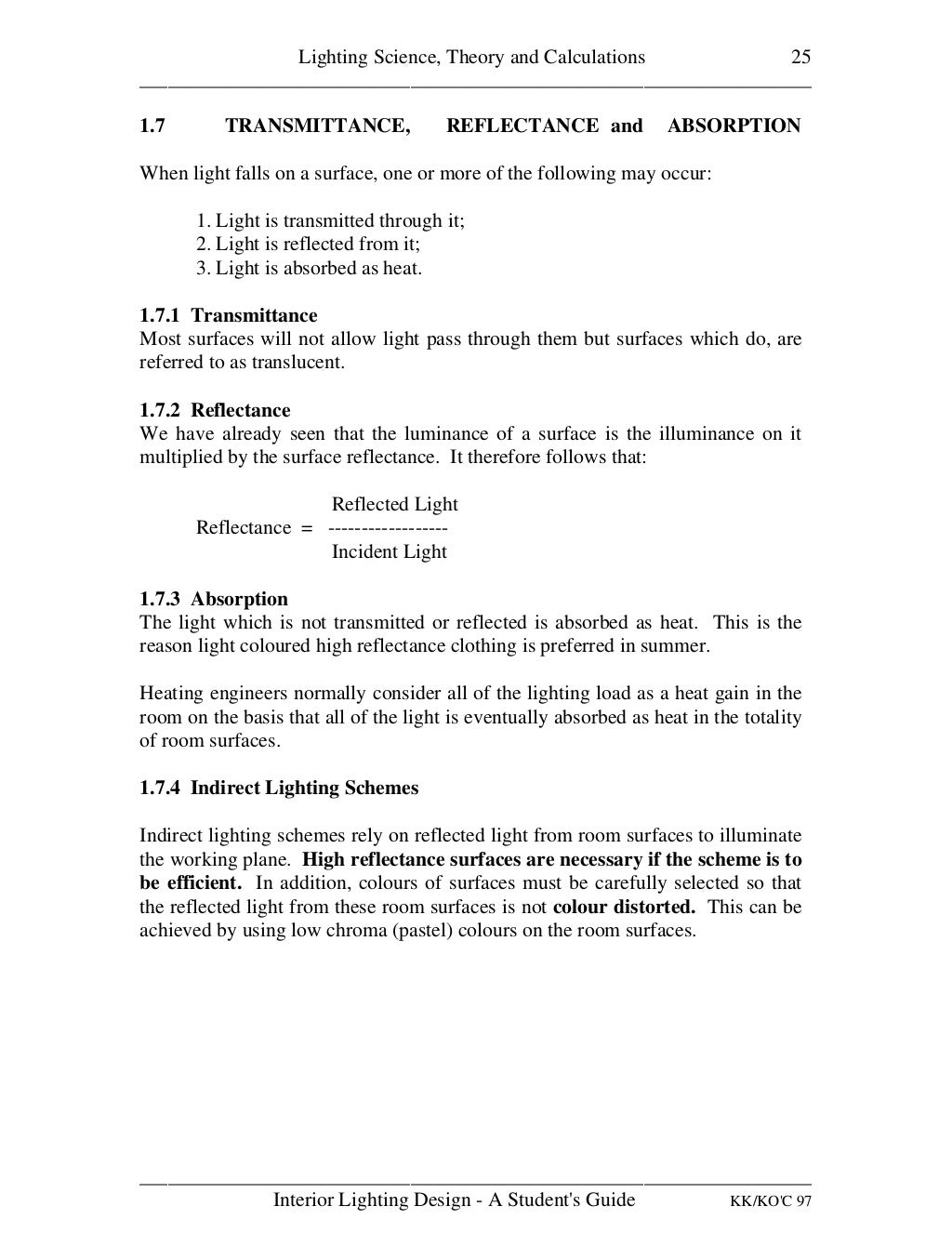 INTERIOR LIGHTING DESIGN A STUDENT'S GUIDE