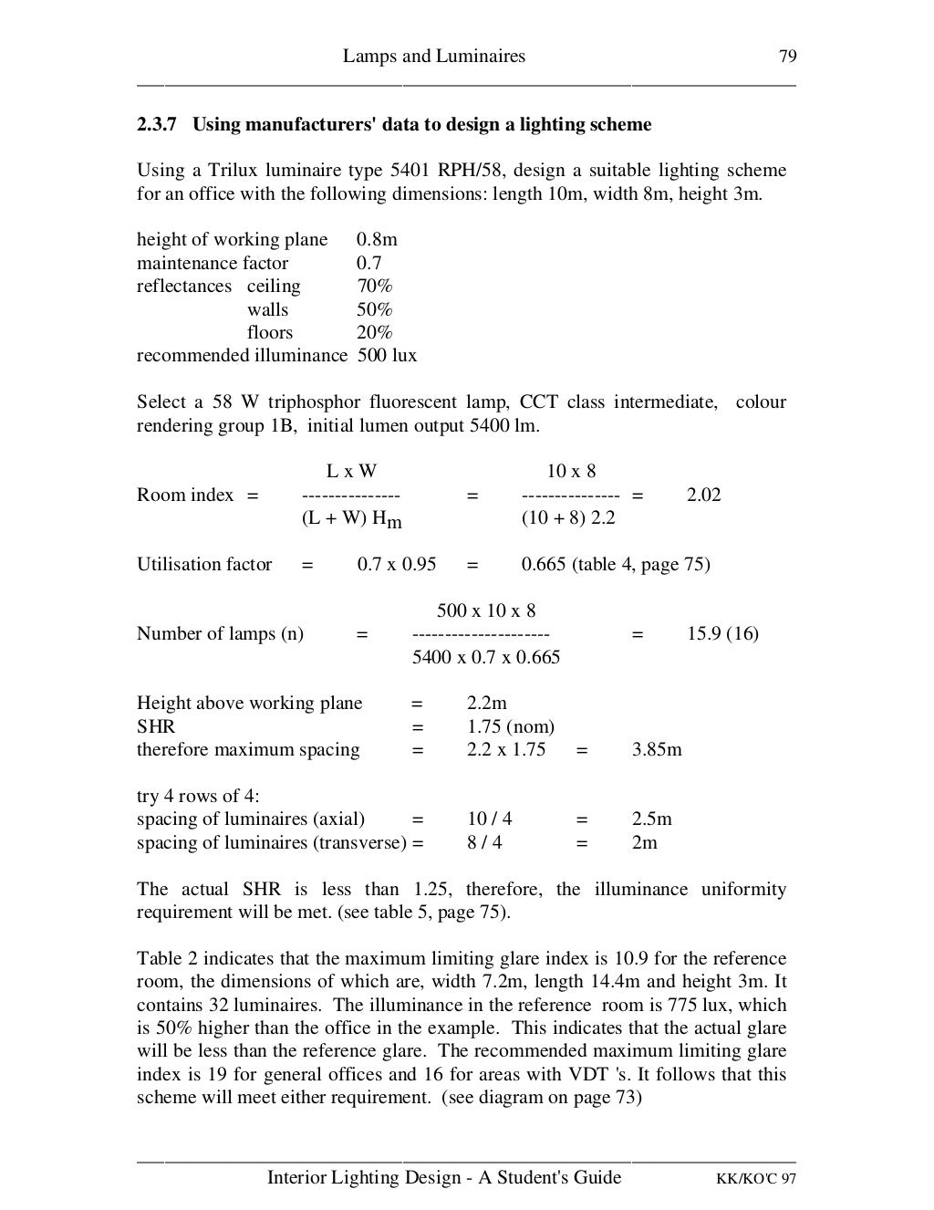 INTERIOR LIGHTING DESIGN A STUDENT'S GUIDE