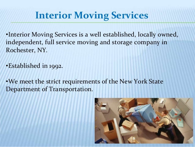 Interior Moving Services Reliable Moving Solutions In