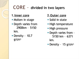 Powerpoint presentation on INTERIOR OF THE EARTH (1).pptx