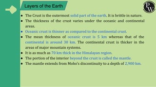 Interior of the Earth Chapter 3 __ Class 11 Geography NCERT _ Class ...