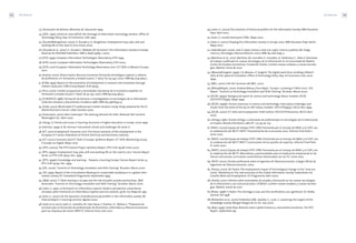 REFERENCIAS 123
49. (León, G. 2002a) The evolution of technical profiles for the Information Society. IBM Education
Days. April 2002.
50. (León, G. 2002b) Seminario CEPAL. Mayo 2002.
51. (León, G. 2002c) Shaping the Information Society in Europe 2002. IBM Education Days. Berlin.
Mayo 2002.
52. (López&Luján, 2000). José A. López Cerezo y José Luis Luján: Ciencia y política del riesgo.
Ciencia y Tecnología. Alianza Editorial. 2000. ISBN: 84-206-6745-5.
53. (Martínez et al., 2001). Martínez, M., González, E., González, A., Valdivieso, C., Oteo E. Demanda
de trabajo cualificado en nuevas tecnologías de la Información en la Comunidad de Madrid.
Centro de Estudios Económicos. Fundación Tomilo. Cumbre nuevos empleos y nuevas tecnolo-
gías. Madrid, marzo de 2001.
54. (Meares&Sargent, 1999): C.A. Meares, J.F. Sargent:The digital work force: building infotech
skills at the speed of innovation. Office of Technology Policy. Dep. of Commerce USA. Junio
1999.
55. (MEC, 2000). Info XXI. Acciones del MEC. 2000.
56. (Milroy&Rajah, 2000). Andrew Milroy y Puni Rajah.“Europe´s Growing IT Skills Crisis”. IDC
Report.“Summit on Technology, Innovation and Skills Training”. Bruselas. Marzo 2000.
57. (OCDE, 1999a). Background report on science and technology labour markets. OCDE.
DSTI/STP/TIP(99)2. Mayo 1999.
58. (OCDE, 1999b). Human resources in science and technology: main policy challenges and
results from the work of the tip on S&T labour markets. DSTI/STP(99)30. OECD. Nov. 1999.
59. (OCDE, 2000). ICT skills and employment. Draft outline. DSTI/ICCP/IE(2000)2. OECD. Abril
2000.
60. (Ortega, 1987). Vicente Ortega. La demanda de profesionales en tecnologías de la información
en España. Mundo Electrónico 1987. Nº. 173. pp 97-103.
61. (PAFET, 2002a) Equipo de trabajo ETSIT UPM. Promovido por el Consejo de ANIEL y el COIT, con
la colaboración del MCYT. PAFET. Procesamiento de la encuesta 2002. Informe Final Parte I.
Junio 2002.
62. (PAFET, 2002b) Equipo de trabajo ETSIT UPM. Promovido por el Consejo de ANIEL y el COIT, con
la colaboración del MCYT PAFET. Conclusiones de los paneles de expertos. Informe Final Parte
III. Junio 2002.
63. (PAFET, 2002c) Equipo de trabajo ETSIT UPM. Promovido por el Consejo de ANIEL y el COIT, con
la colaboración del MCYT. Alternativas y oportunidades para la implicación empresarial en las
futuras estructuras curriculares universitarias relacionadas con las TIC. Junio 2002.
64. (PESIT, 2000). Estudio profesional sobre el Ingeniero de Telecomunicación. Colegio Oficial de
Ingenieros de Telecomunicación. 2000.
65. (Pianta, 2000). M. Pianta:The employment impact of technological change in the “new eco-
nomy”. Workshop on The new economy of the Global Information Society. Implications for
Growth,Work and Employment. IST Programme. Abril 2000.
66. (Pulido, 2001). Informe sobre necesidades de empleo y formación en las nuevas tecnologías
de la Información y las Comunicaciones. CEPREDE. Cumbre nuevos empleos y nuevas tecnolo-
gías. Madrid, marzo de 2001.
67. (Rubin, 1998). H. Rubin:The shortage is real, and the ramifications are significant. Dr. Dobbs
Journal. Fall 1998.
68. (Ruttenbur et al., 2000). Ruttenbur, B.W., Spickler, G., Lurie, S.: eLearning: the engine of the
knowledge society. Morgan Keegan & Co. Inc. July 2000.
69. (Rojo, 1999). Jaime Rojo. Relación entre capital humano y crecimiento económico. The IPTS
Report. Septiembre 99.
REFERENCIAS122
23. Declaración de Bolonia. Ministros de ·Educación 1999.
24. (DOC, 1997). America’s new deficit: the shortage of information technology workers. Office of
Technology Policy. Dep. of Commerce. USA, 1997.
25. (Ducatel&Burgelman, 2000). K. Ducatel y J.C. Burgelman. Employment map: jobs, skill and
working life on the road to 2010. Enero 2000.
26. (Ducatel et al., 2000). K., Ducatel, J. Webster,W. Herrmann:The Information Society in Europe.
Rowman & Littlefield Publishers. ISBN 0-8476-9589-1. 2000.
27. (EITO, 1999). European Information Technologies Observatory. EITO 1999.
28. (EITO, 2000). European Information Technologies Observatory. EITO 2000.
29. (EITO, 2001) European Information Technology Observatory 2001. ICT Skills in Western Europa.
2001.
30. (Espina, 2000). Álvaro Espina. Recursos humanos, formación tecnológica superior y sistema
de profesiones. En Formación y empleo (coord.. F. Sáez). Pp 155-340. 2000. ISBN 84-7774-964-7.
31. (ETAN, 1999). Report on the promotion of employment in research and innovation through
indirect measures. ETAN Group Report. EUR 19093.
32. (Fina, 2000). Cambio ocupacional y necesidades educativas de la economía española. En
Formación y empleo (Coord. F. Sáez). Pp 47-154. 2000. ISBN 84-7774-964-7.
33. (FUNDESCO, 1986). Formación de técnicos e investigadores en tecnologías de la información.
Colección estudios y documentos. Fundesco 1986. ISBN: 84-398-8343-9.
34. (GAIA, 2000):World wide ICT professionals market situation study. Study prepared for the VI
World Electronics Forum. GAIA. Octubre 2000.
35. (Greenspan, 2000). Alan Greenspan:The evolving demand for skills. National Skill Summit,
Washington D.C. Abril 2000.
36. (Haug, G.) Trends and issues in learning structures in higher education in Europe. Junio 1999.
37. (Herman, 1999). A. M. Herman: Futurework: trends and challenges for work in
38. (ICT, 2001) Employment Scenarios 2010. The future scenarios of the employment in the
European ICT-sector. Federation of Finnish Electrical and Electronics Industry.
39. (ICT, 2001) E-business and ICT Skills in Europe. Synthesis Report. ICT Skills Monitoring Group.
E-Europe Go Digital. Mayo 2002.
40. (IPTS, 2000a). The IPTS Futures Project Synthesis Report. IPTS. EUR 19038. Enero 2000.
41. (IPTS, 1999a). Employment map: jobs, skill and working life on the road to 2010. Futures Report
Series 13. IPTS. EUR 19033. Dec. 1999.
42. (IPTS, 1999b). Knowledge and learning – Towards a learning Europe. Futures Report Series 14.
IPTS. EUR 19034. Dec. 1999.
43. (IDC, 2000).“Summit on Technology, Innovation and Skills Training”. Bruselas. Marzo 2000.
44. (IST, 1999). Report of the Consultation Meeting on: Sustainable workplaces in a global infor-
mation society. IST Framework Programme. Noviembre 1999.
45. (J&M, 2000). IT Skills training in Europe and the role of public-private partnerships. J&M
Associates.“Summit on Technology, Innovation and Skills Training”. Bruselas. Marzo 2000.
46. (León, G. 1991). La formación en informática superior desde la perspectiva universitaria.
Jornadas sobre Formación en Informática Superior para los noventa. pp 81-103. Mayo de 1991.
47. (León, G. 2000): On the dynamics of professional job profiles in the information society. SRI.
Internal Report. E-learning seminar. Agosto 2000.
48. (León et al, 2001), León, G., Gamella, M., Sáez Vacas, F. Dueñas, J.C., Matías C;“Propuesta de
acciones para la formación de profesionales de Electrónica, Informática y Telecomunicaciones
para las empresas del sector (PAFET)”, Informe Final, Julio 2001.
 