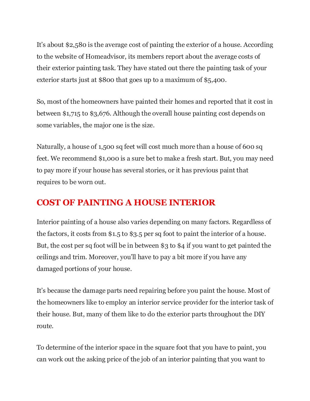 Interior painting companies near me