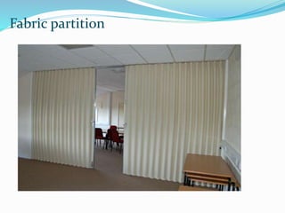 Fabric partition
 