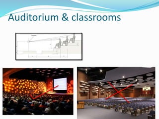 Auditorium & classrooms
 