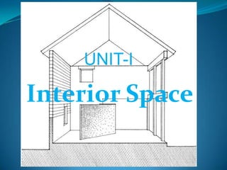 UNIT-I

Interior Space
 