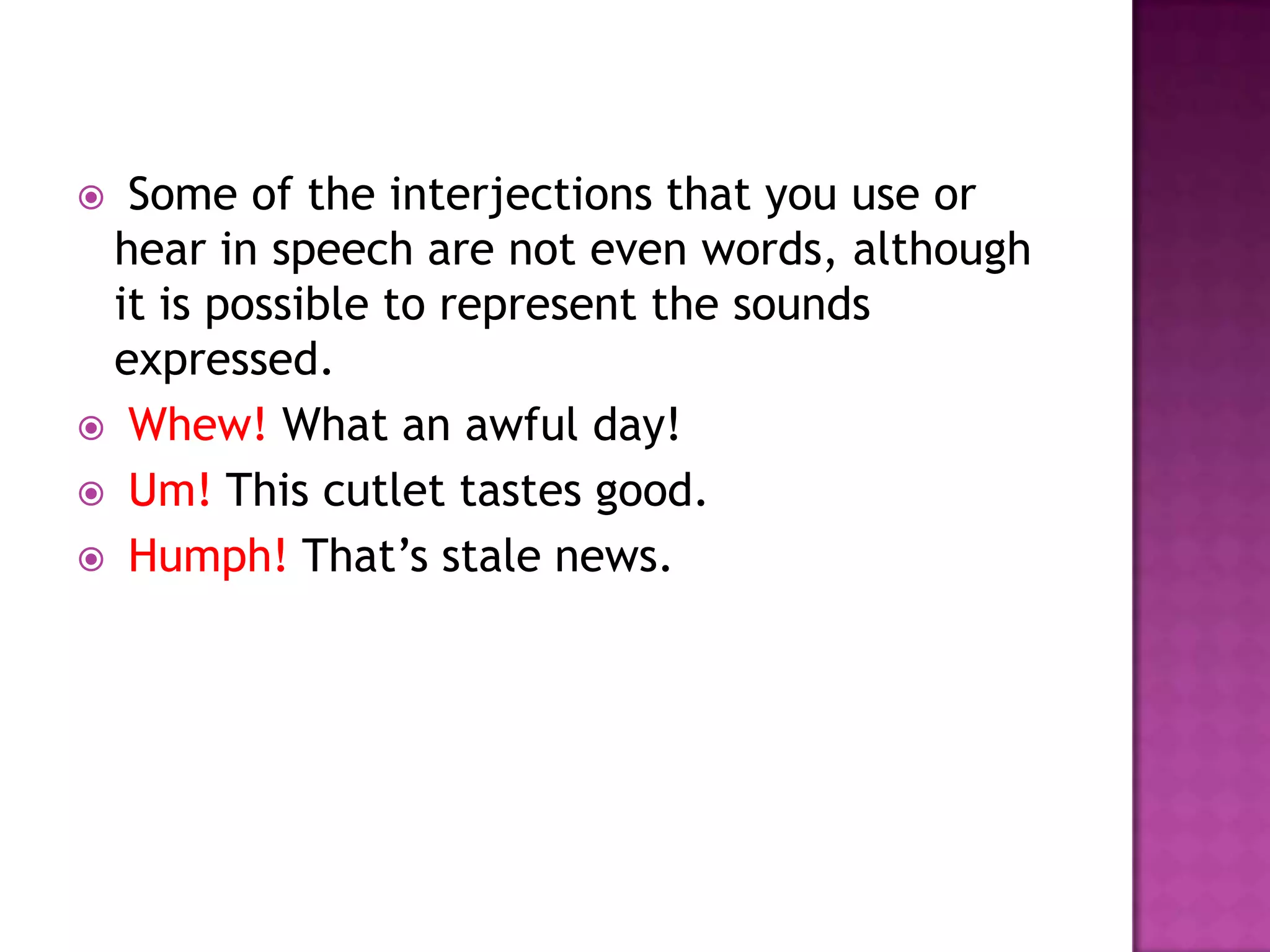 Interjection ppt | PPTX