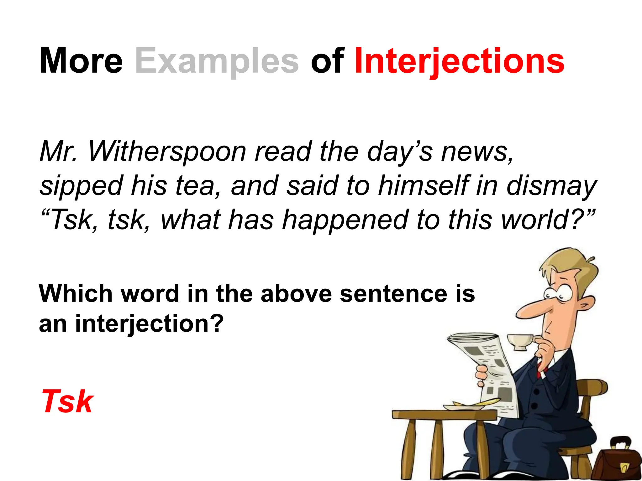 Parts of speech: interjections.pptx grade 7 | PPTX