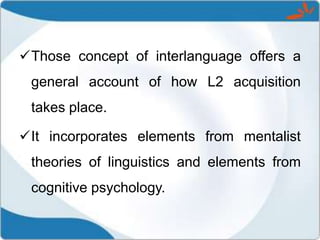 PRESENTASI INTERLANGUAGE | PPT