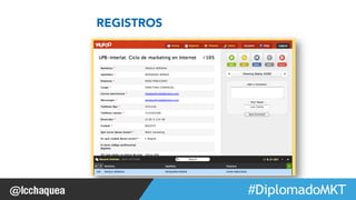 #FormaciónEBusiness 
REGISTROS 
 