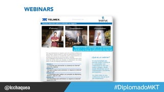 #FormaciónEBusiness 
WEBINARS 
 