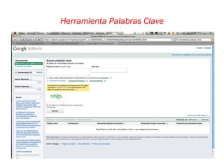 Herramienta Palabras Clave 