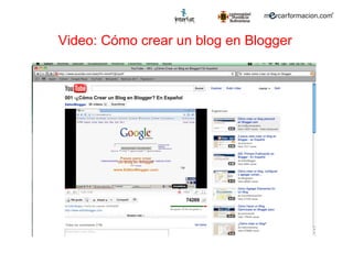 Video: Cómo crear un blog en Blogger 