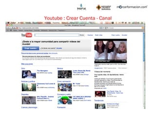 Youtube : Crear Cuenta - Canal 