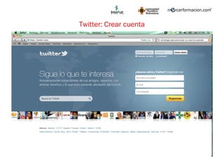 Twitter: Crear cuenta 