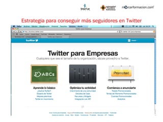 Estrategia para conseguir más seguidores en Twitter 