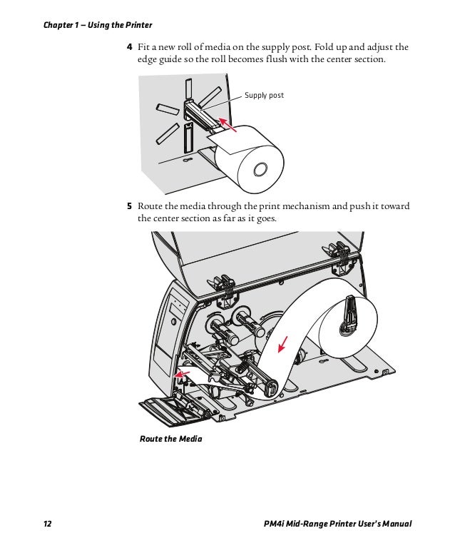 intermec pm4i label alignment
