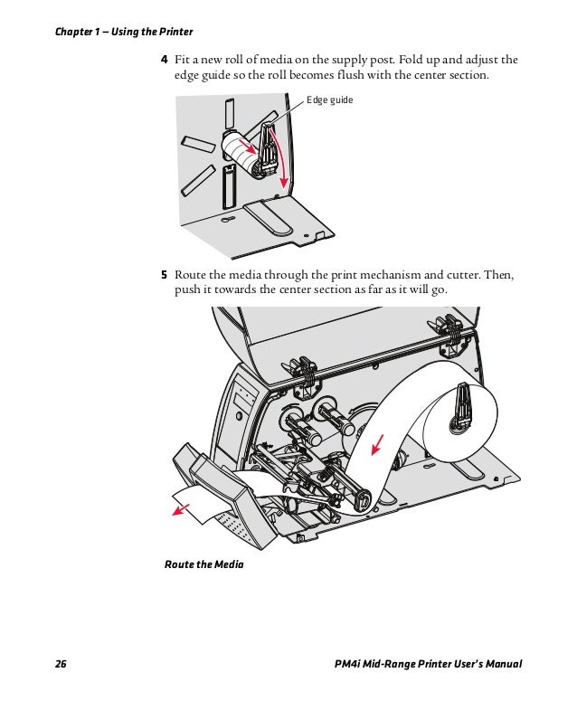 intermec pm4i label alignment