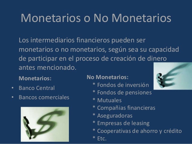 Intermediarios Financieros No prestamostote