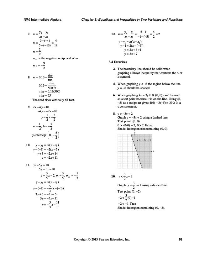 Intermediate Algebra 7th Edition Tobey Solutions Manual