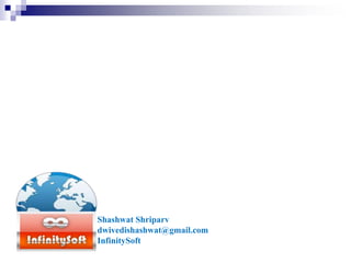 Shashwat Shriparv
dwivedishashwat@gmail.com
InfinitySoft
 