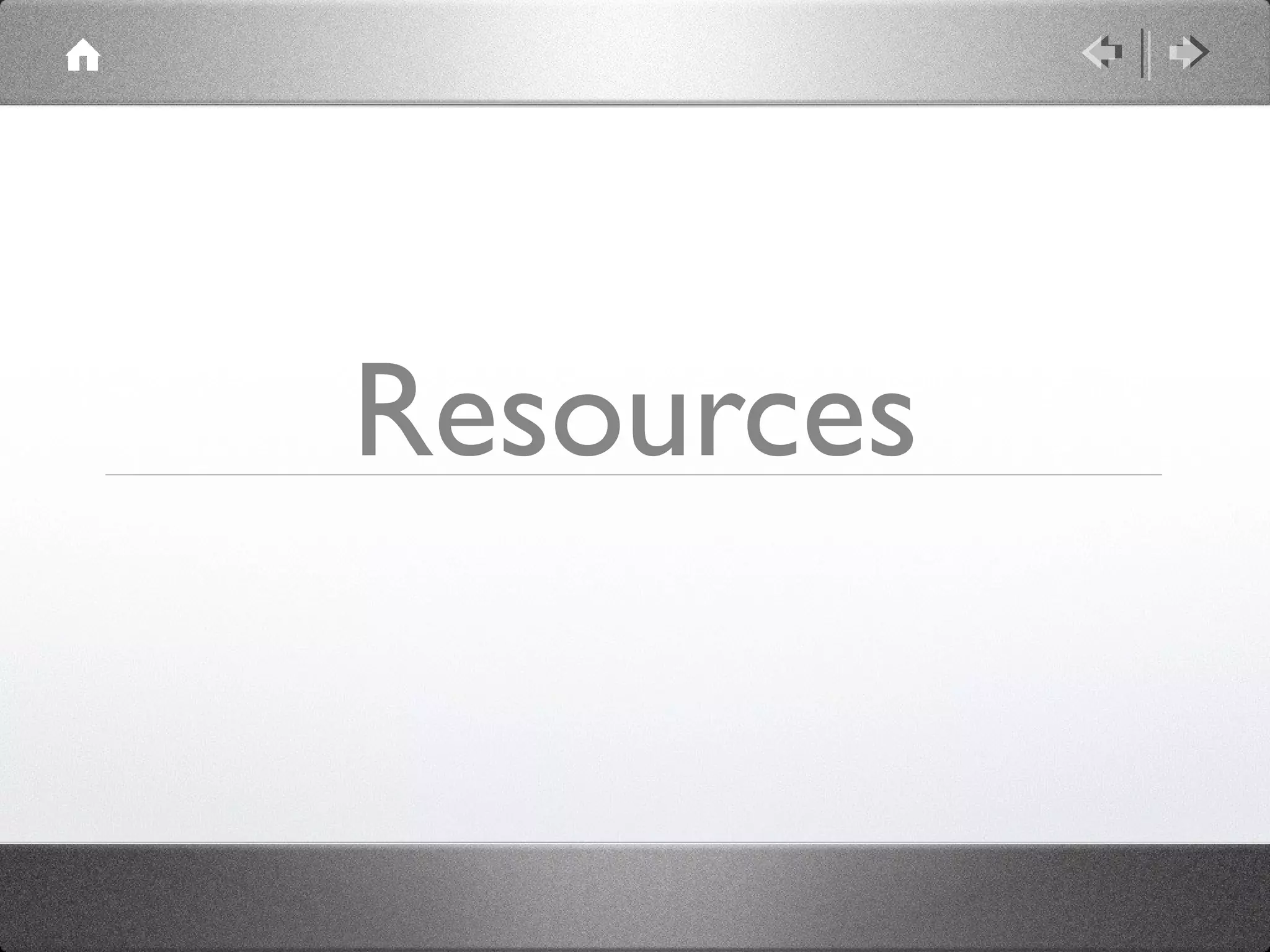 Resources

 