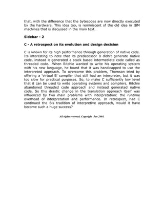 Intermediate Languages