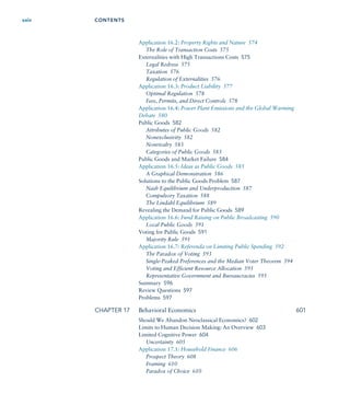Intermediate Microeconomics and Its Application, 11th Edition