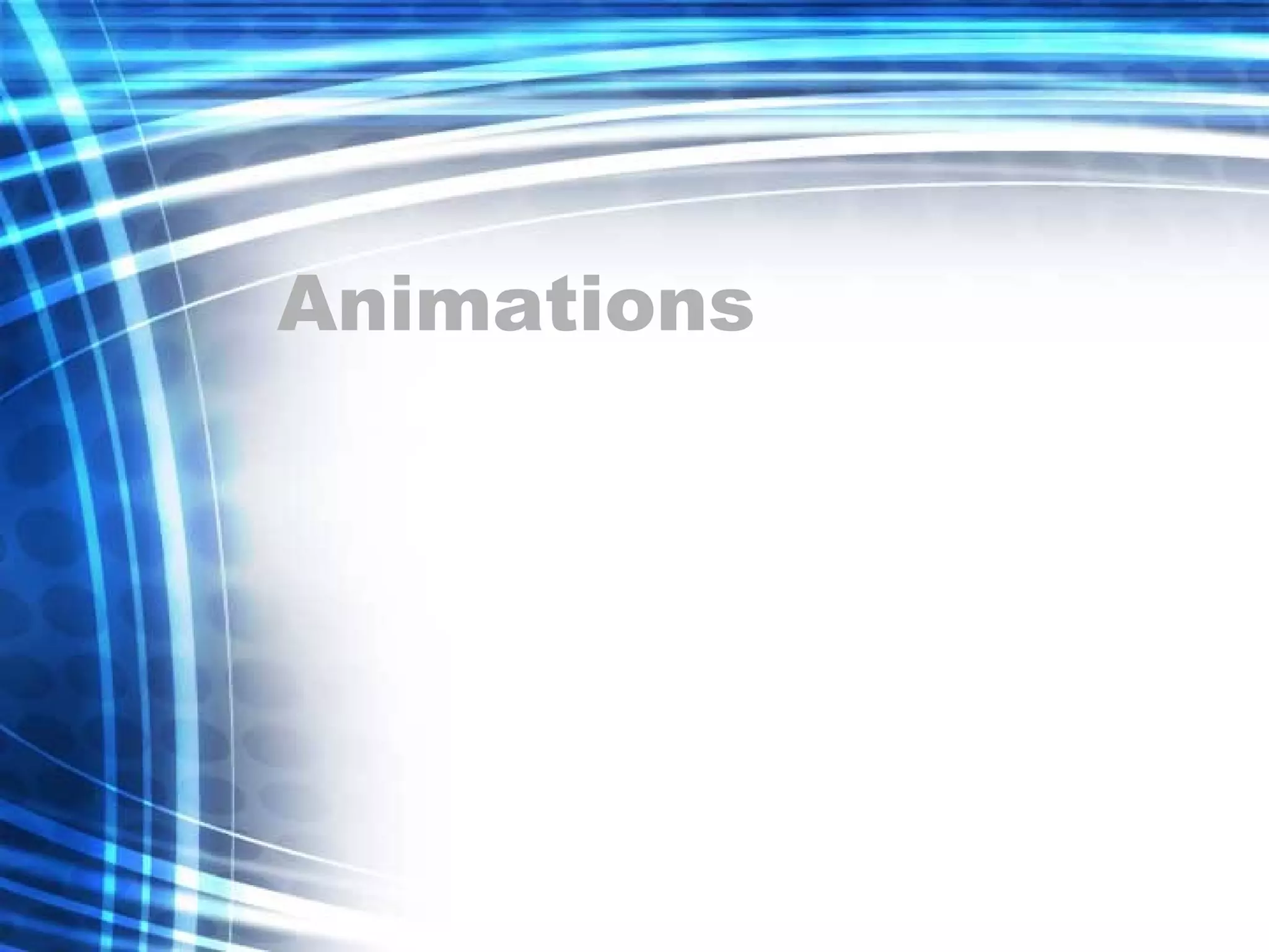 Animations 
