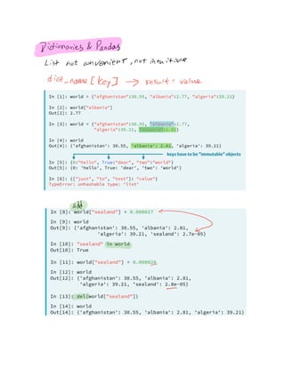 Intermediate python for data science | PDF