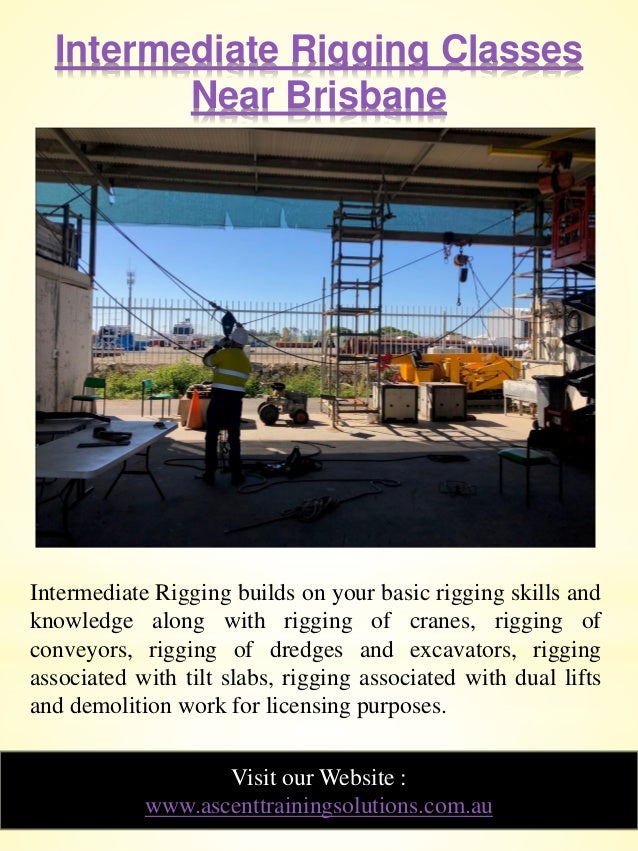 Intermediate rigging classes near brisbane