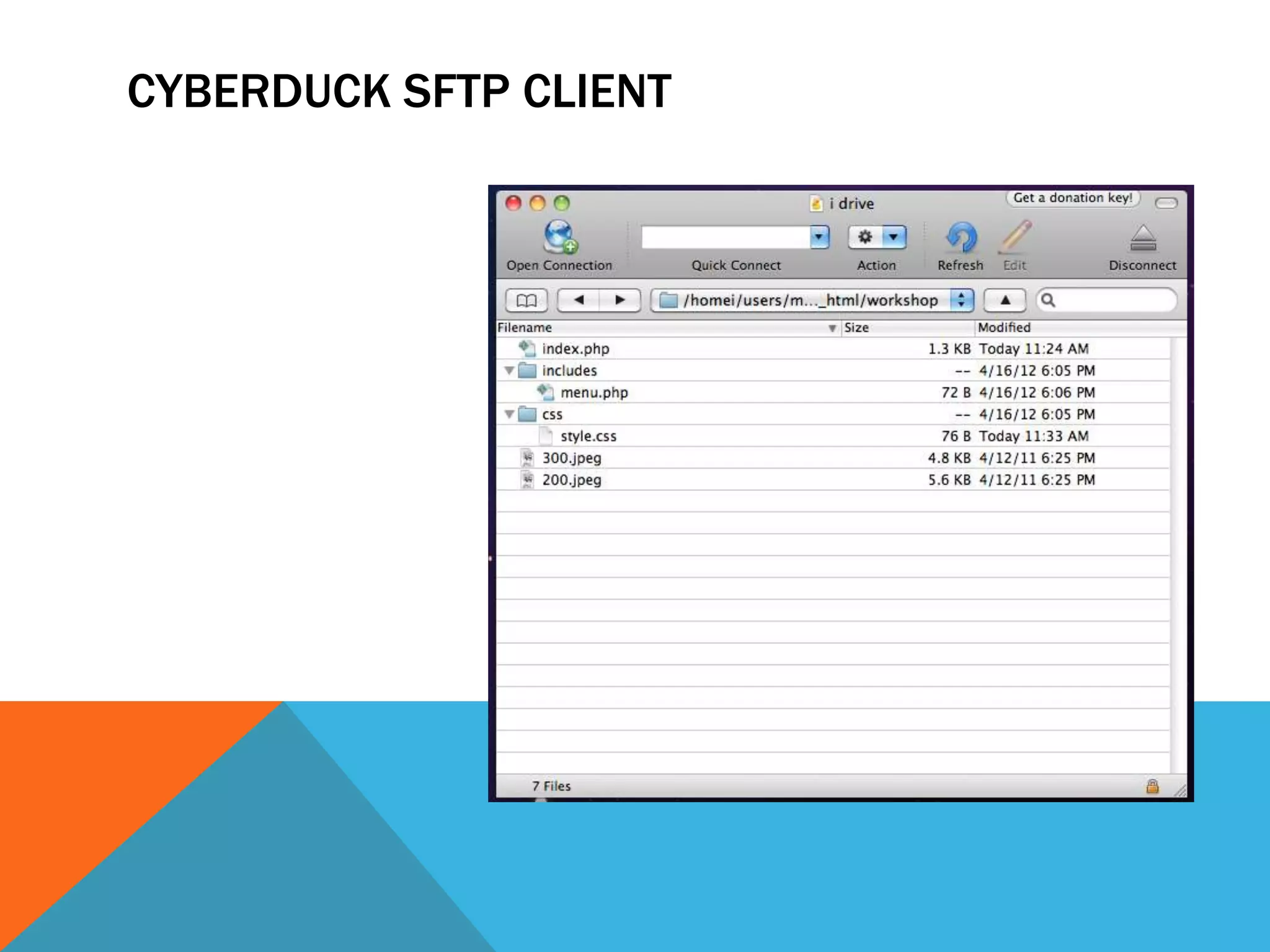 CYBERDUCK SFTP CLIENT
 