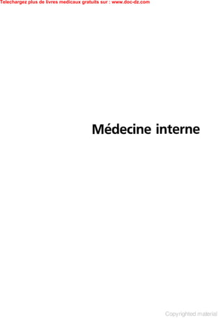 Telechargez plus de livres medicaux gratuits sur : www.doc-dz.com
 
