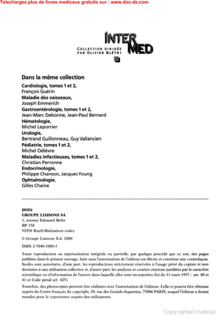 Telechargez plus de livres medicaux gratuits sur : www.doc-dz.com
 