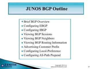 Copyright 2012 (c)
www.zenithnetworks.com 97
 