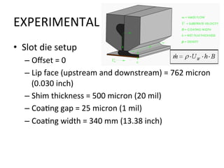 Intermittent coating | PDF