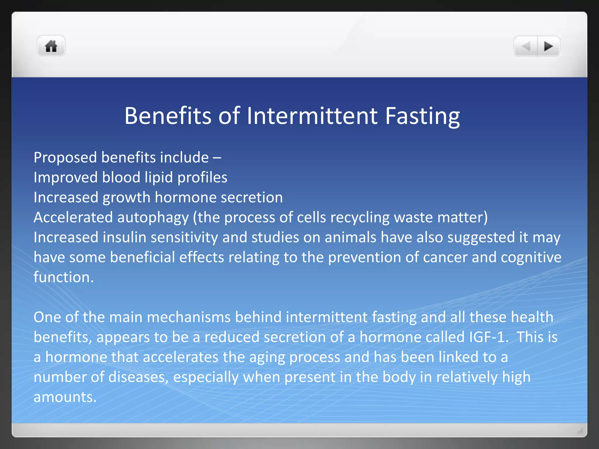Photo inspiration: Fresh Look at Intermittent Fasting
