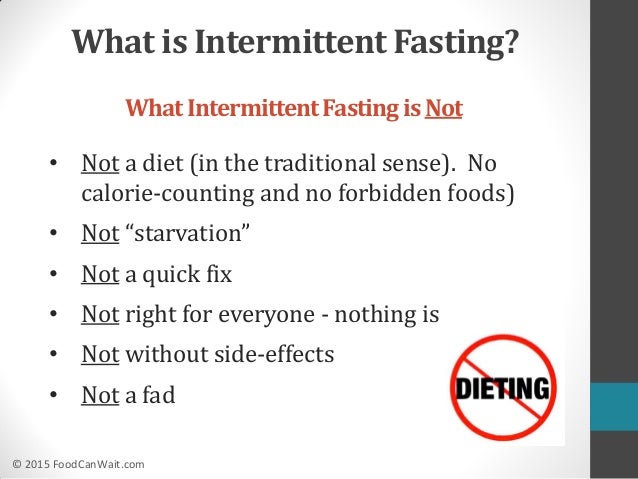 apa itu intermittent fasting