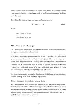 Intermittent predictive control of an inverted pendulum | PDF