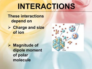 Shapes of molecules affect magnitude of dispersion forces The cylindrical shape of n-pentane has greater surface area .Hence, n-pentane has greater London forces .The spherical shape of neo-pentane has lesser surface area. So, it has lesser London attractive forces.