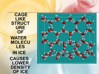 HYDROGEN FLUORIDE In the solid state , hydrogen fluoride consists of long zig-zag chains of molecules associated together by hydrogen bonding. Hence, hydrogen fluoride molecule can also be represented as (HF)n. However, in gaseous or liquid state , the chain becomes linear.