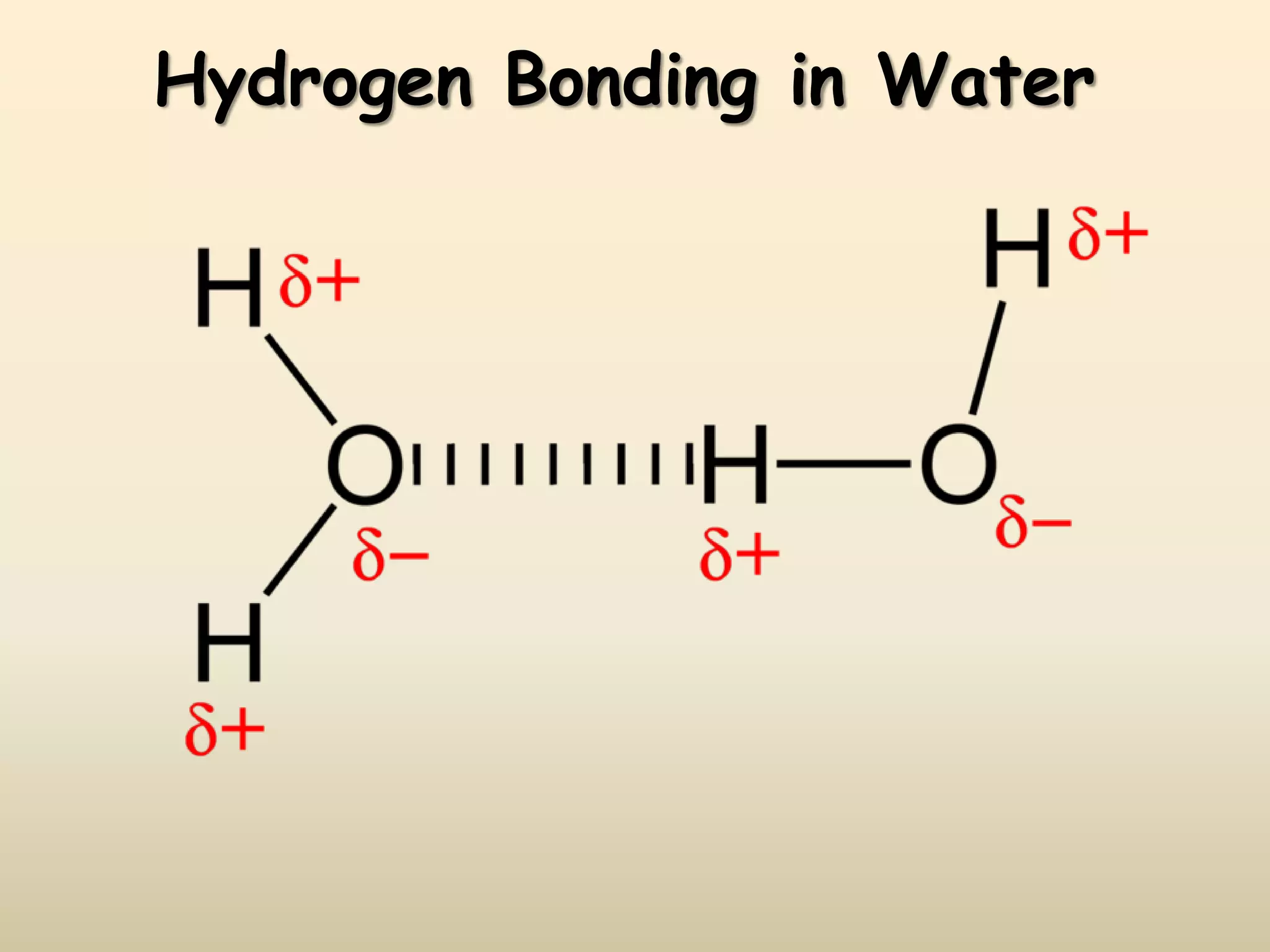 Hydrogen Bonding in Water
 