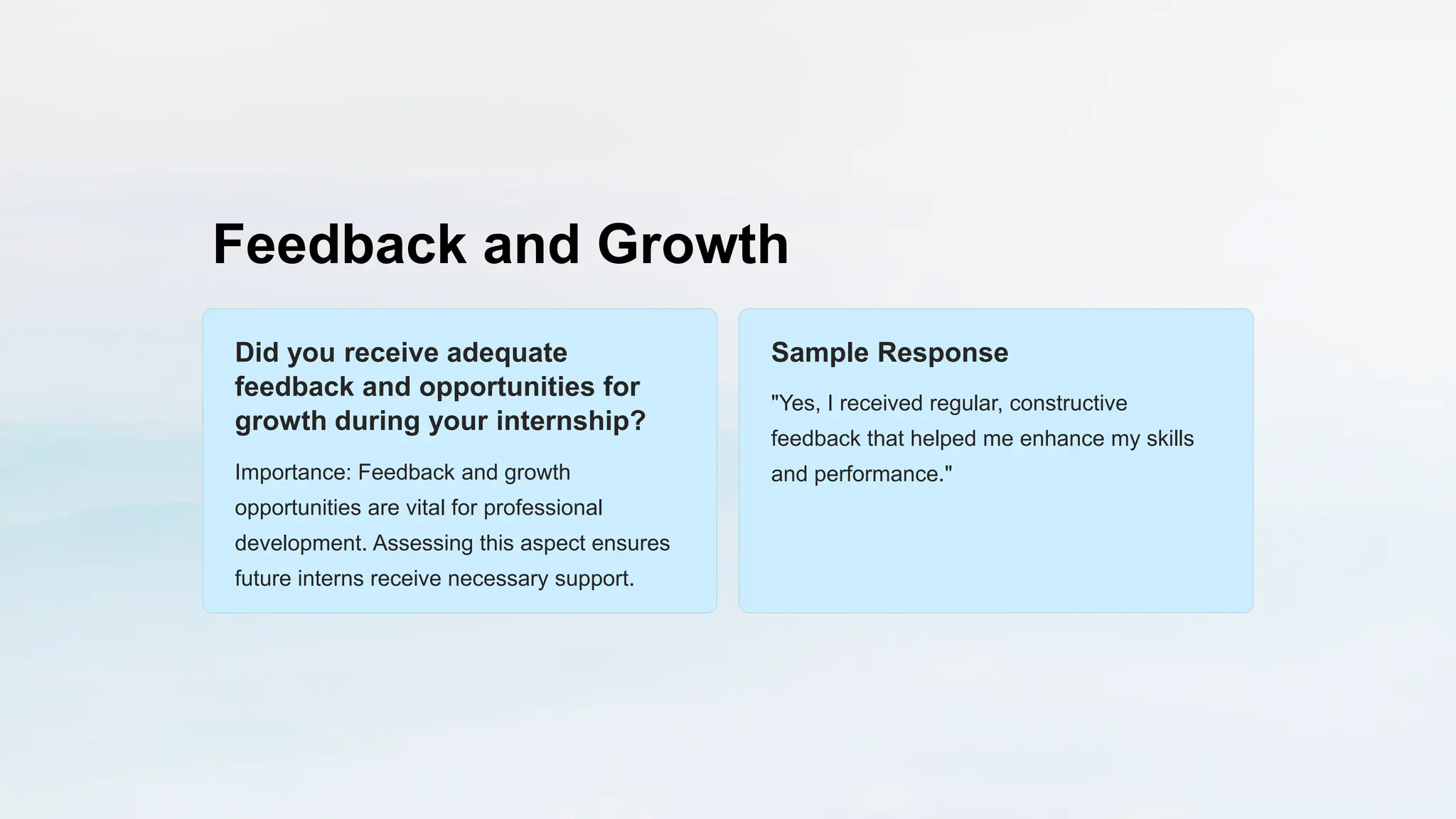 Intern Exit Interview Questions and Answers | PPTX