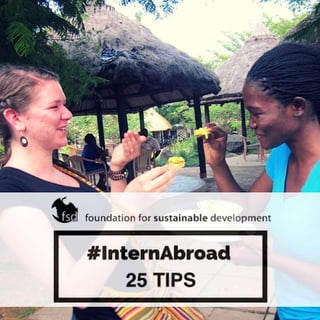 Intern Abroad: 25 Tips