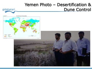 Yemen Photo – Desertification &
                 Dune Control
 